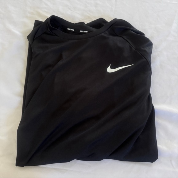 Nike Other - NWOT Nike Swim Shirt Mens Short Sleeve Dri-FIT UPF 40+ Activewear Size L